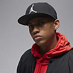 Jordan Jumpman Pro Snapback Cap Black White Size L XL
